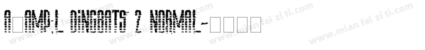 A&L Dingbats 2 Normal字体转换